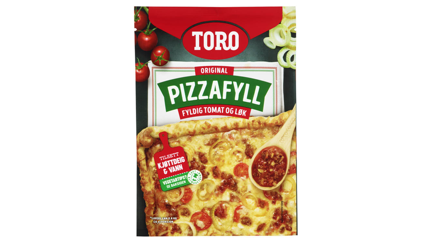 Toro Pizzafyll Tomat & Løk | 55g