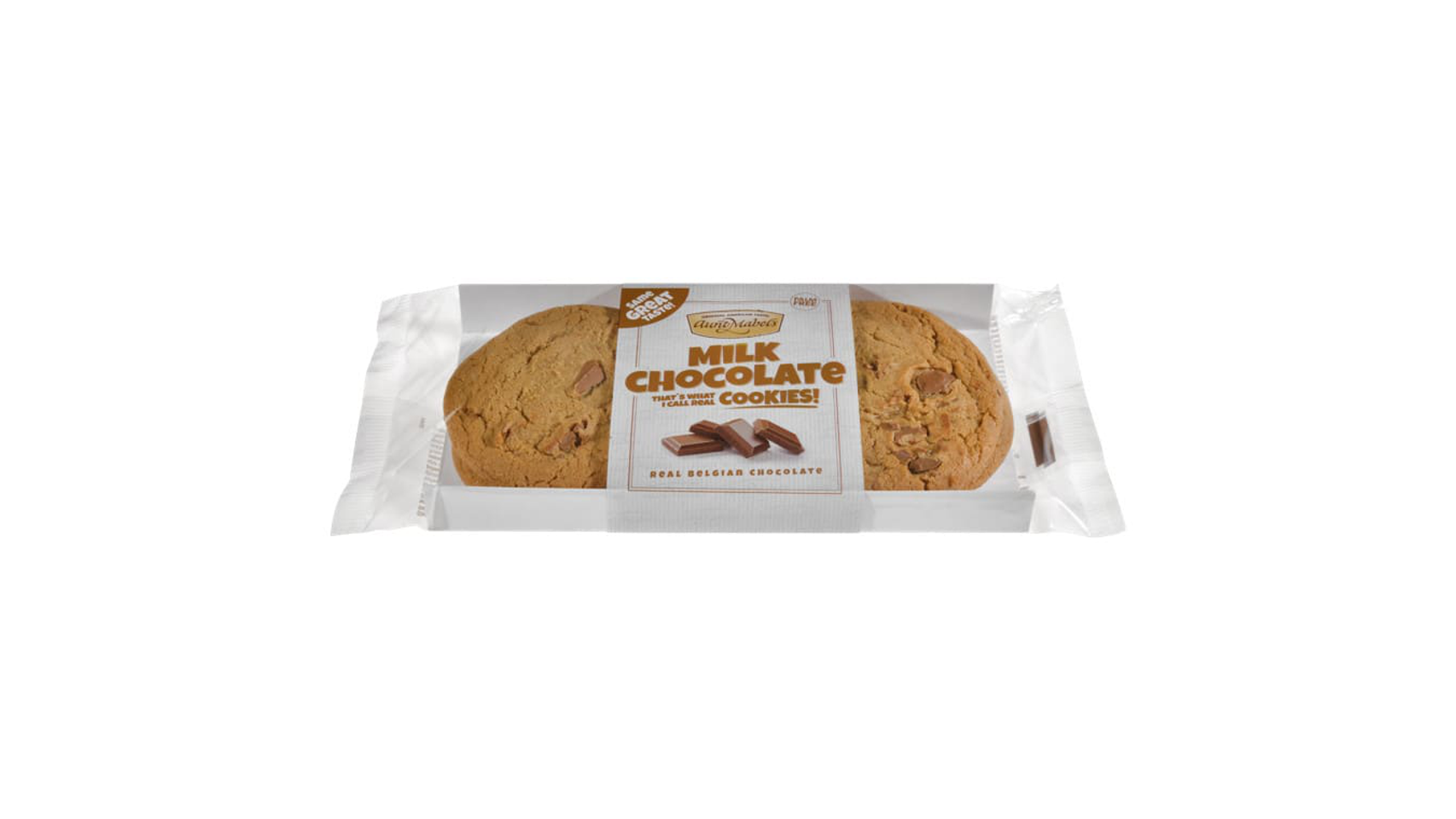 Aunt Mabels Cookies Melkesjoko 4pk 200g foodora.no