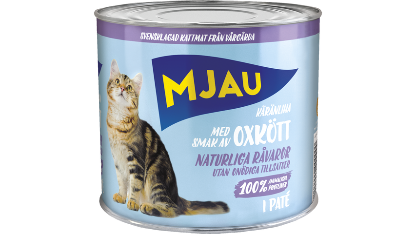 Mjau Oxköttsmak 635g