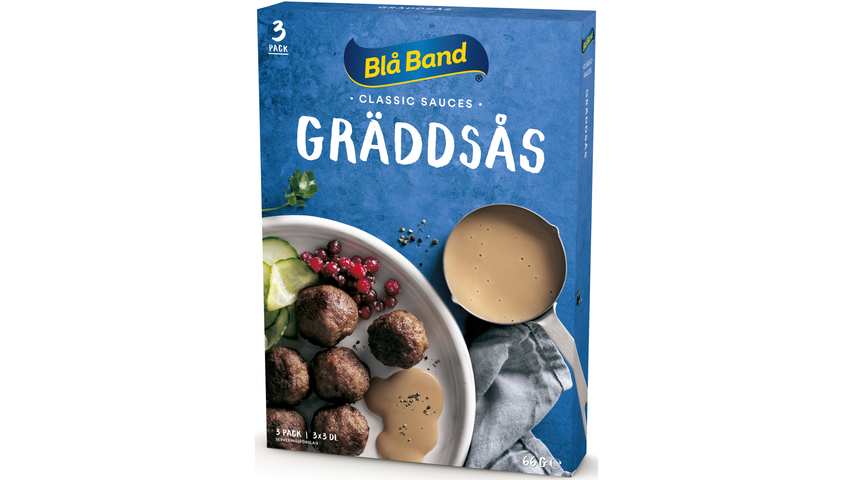 Blå Band Gräddsås 3x33dl