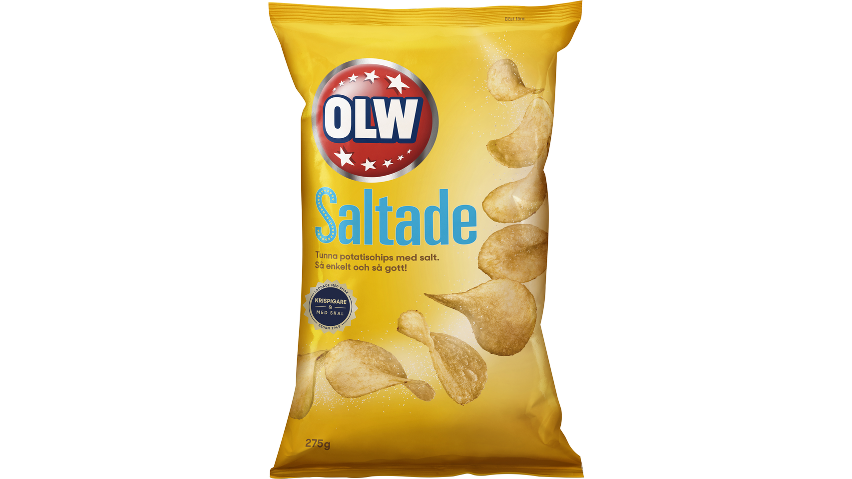 OLW Chips Saltade 275g Köp online foodora.se