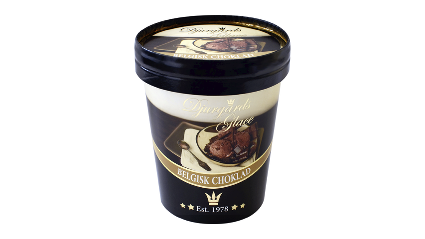 Djurgårds Glace Belgisk Choklad 500ml