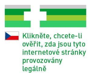 Klikněte, chcete-li ověřit, zda jsou tyto internetové stránky provozovány legálně