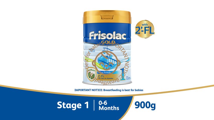Frisolac Gold Stage 2'-FL Infant Milk (0-6 Months) 900g delivery