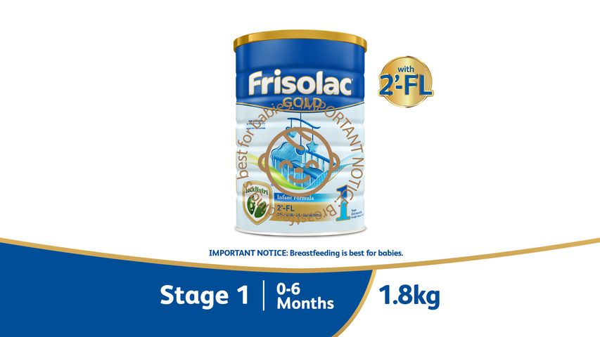 Frisolac Gold Stage 2'-FL Infant Milk (0-6 Months)