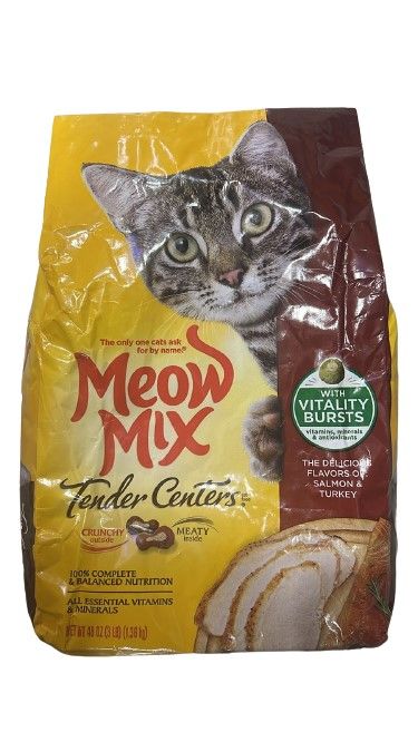 Meow mix tender centers best sale vitality bursts