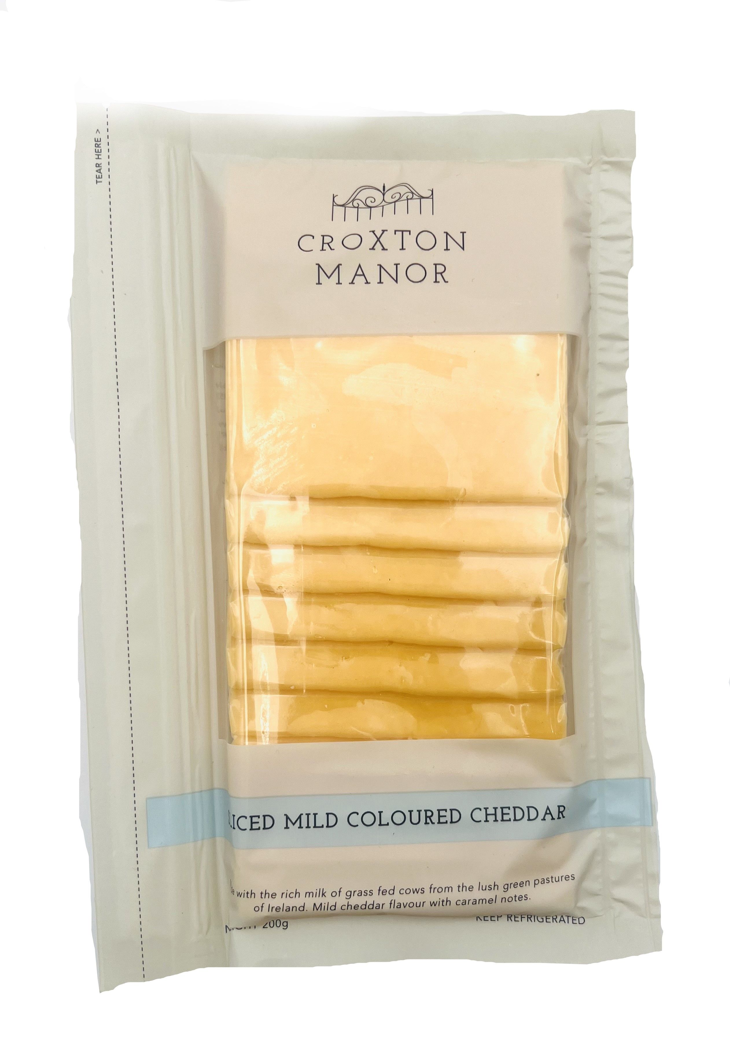 Buy Croxton Manor Mild Coloured Cheddar Slices, 10x20g Online in UAE ...