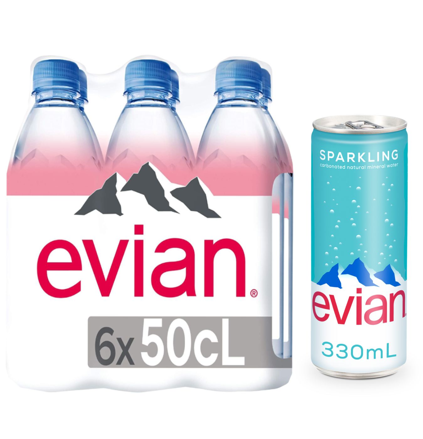 Evian Sparkling Water 330ml