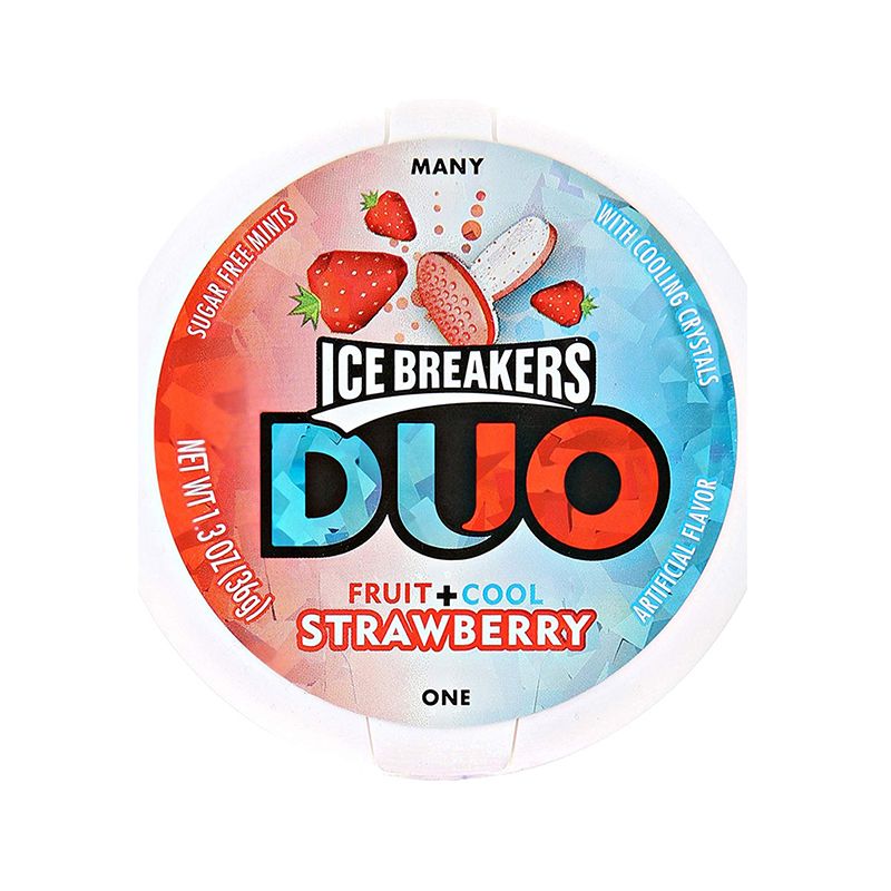 Buy Icebreakers Duo Mint Strawberry 37 g Online in UAE | Talabat UAE