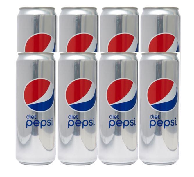 Buy Pepsi Diet Soft Drink 295 ml x 8 Pcs Online in UAE Talabat UAE