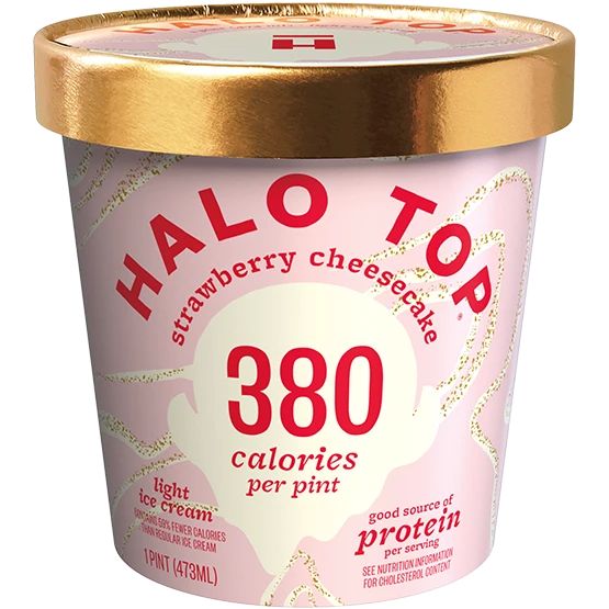 Buy Halo Top Strawberry Cheesecake Ice Cream 473 ml Online in UAE