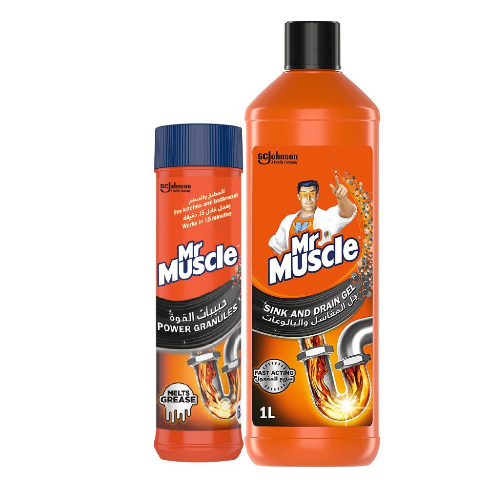 Buy Mr.Muscle Solid Granules for Sink and Drain Opener 500 g + Mr