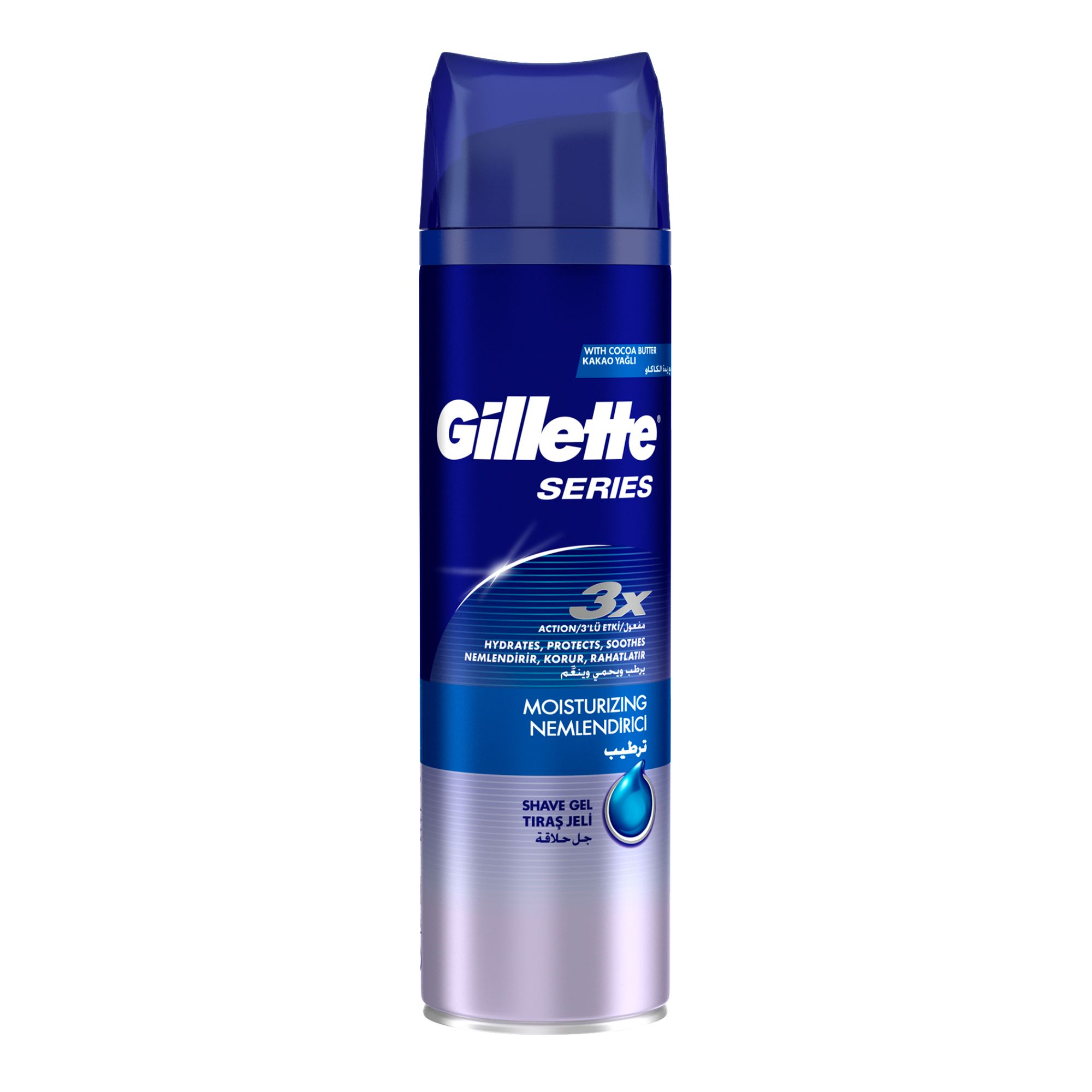 Buy Gillette Moisturizing Shaving Gel Series 200 ml Online in UAE
