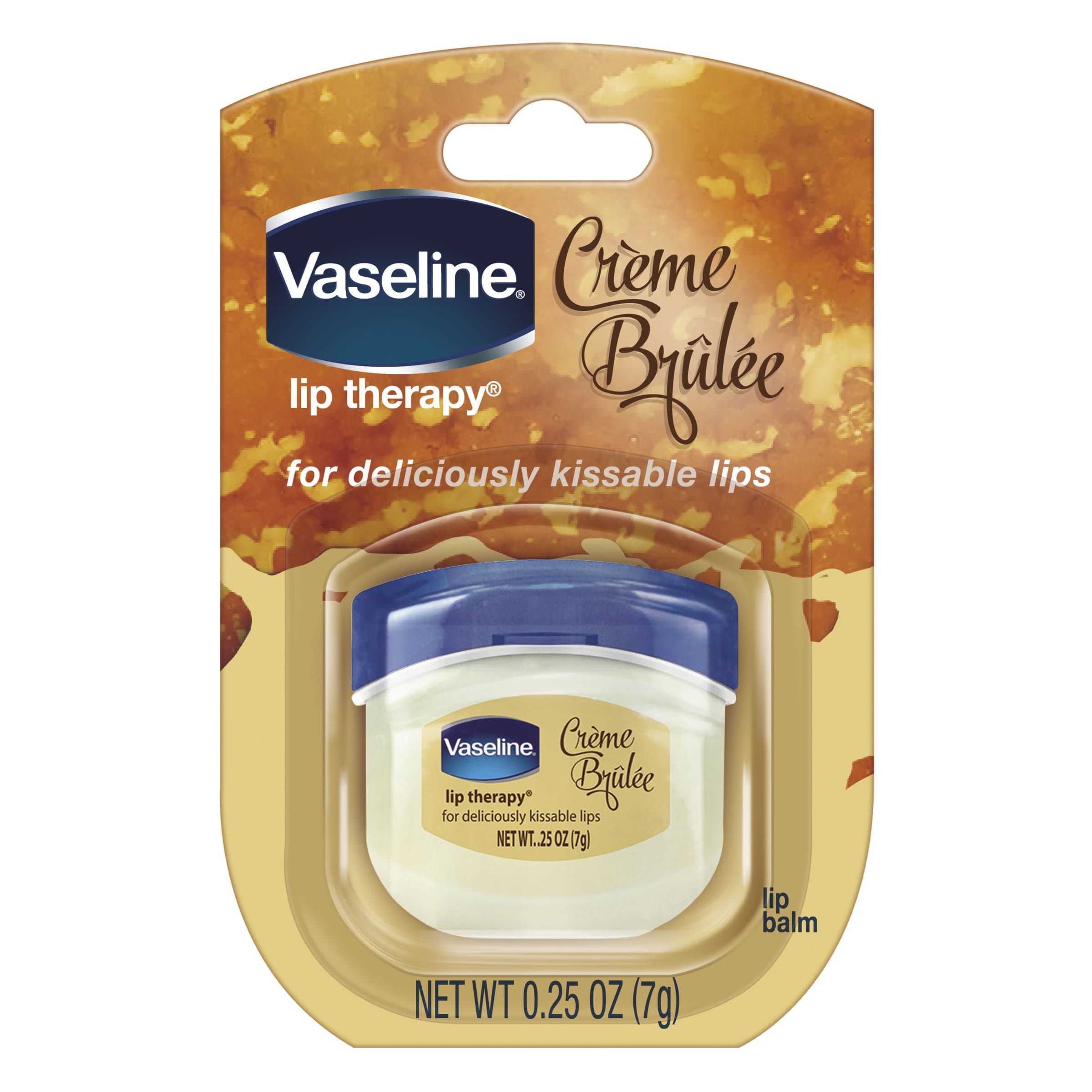 Buy Vaseline Lip Tub Creme Brulee For Deliciously Kissable Lips, 7 g