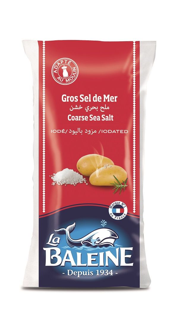 Buy La Baleine Polybag Coarce Sea Salt 1 kg Online in UAE Talabat UAE