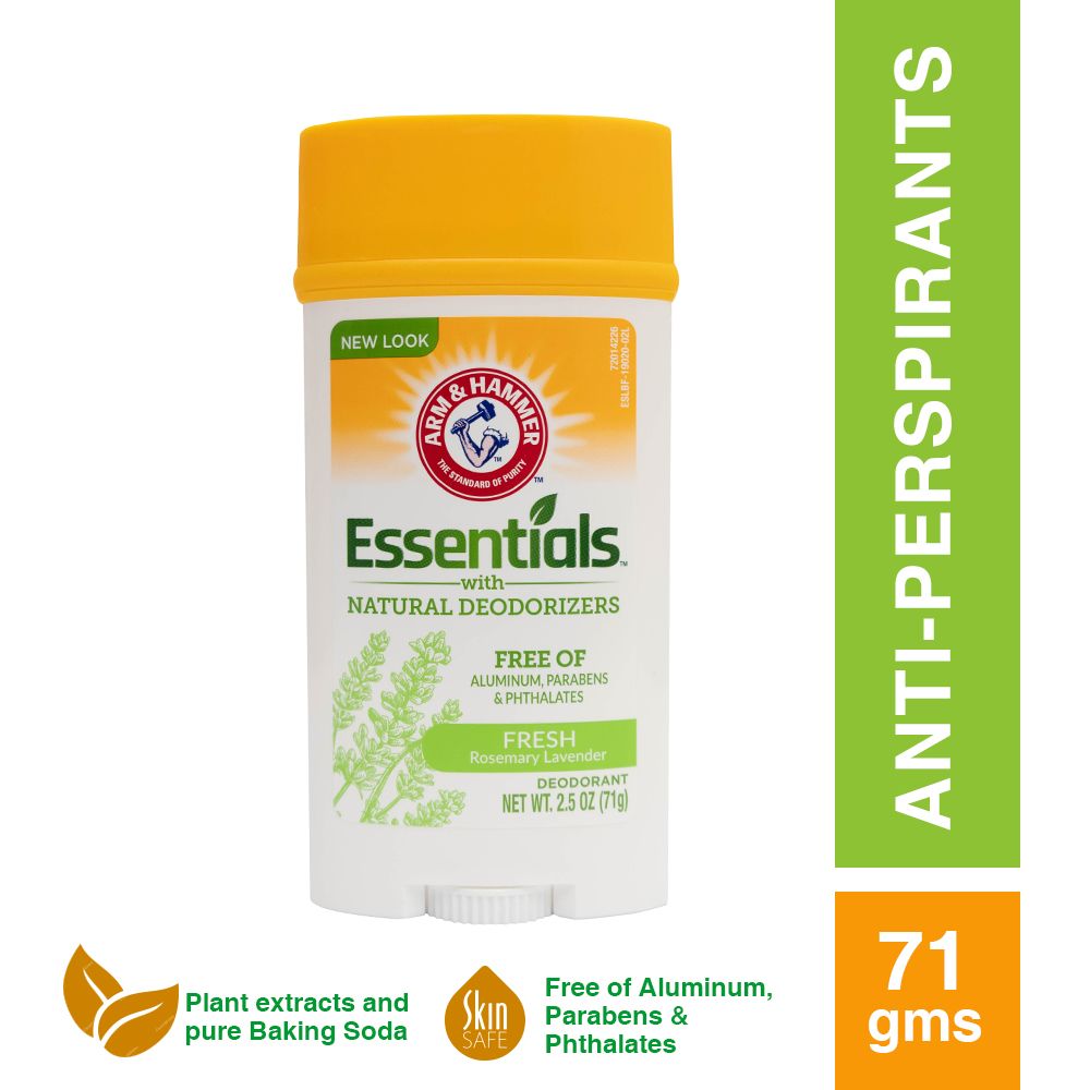 Buy Arm & Hammer Essential Fresh Rosemary Lavender Deodorant (Wide)71 g Online in UAE Talabat UAE