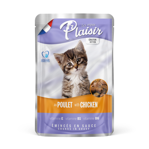 Plaisir Cat Food Chunks with Chicken in Gravy 100 g