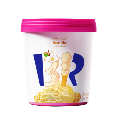 Buy Baskin Robbins Vanilla Ice Cream 2 ltr Online in UAE | Talabat UAE