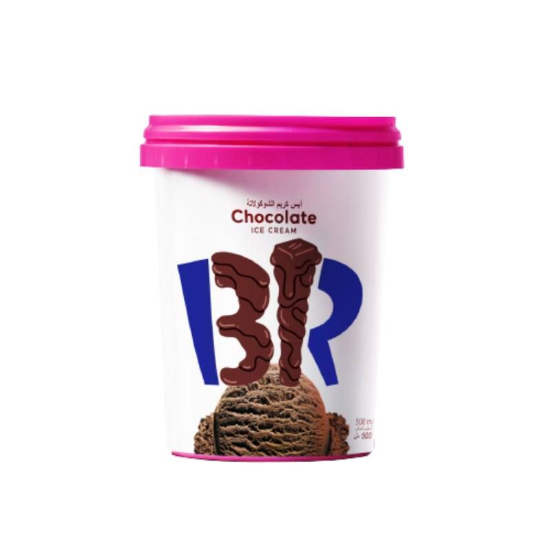 Buy Baskin Robbins Chocolate Ice Cream 500 ml Online in UAE | Talabat UAE