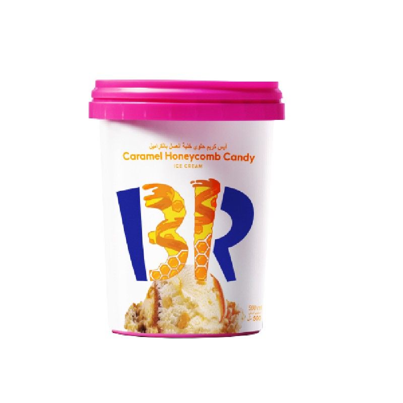 Buy Baskin Robbins Caramel Honeycomb Candy Ice Cream 500 ml Online in