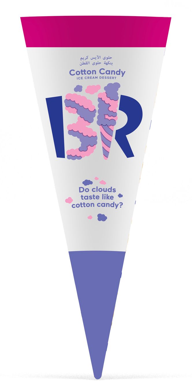 Buy Baskin Robbins Cotton Candy Cone 120 ml Online in Bahrain Talabat Bahrain