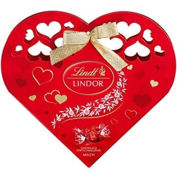 Buy Lindor Milk Chocolate Heart Box 112 g Online in UAE | Talabat UAE