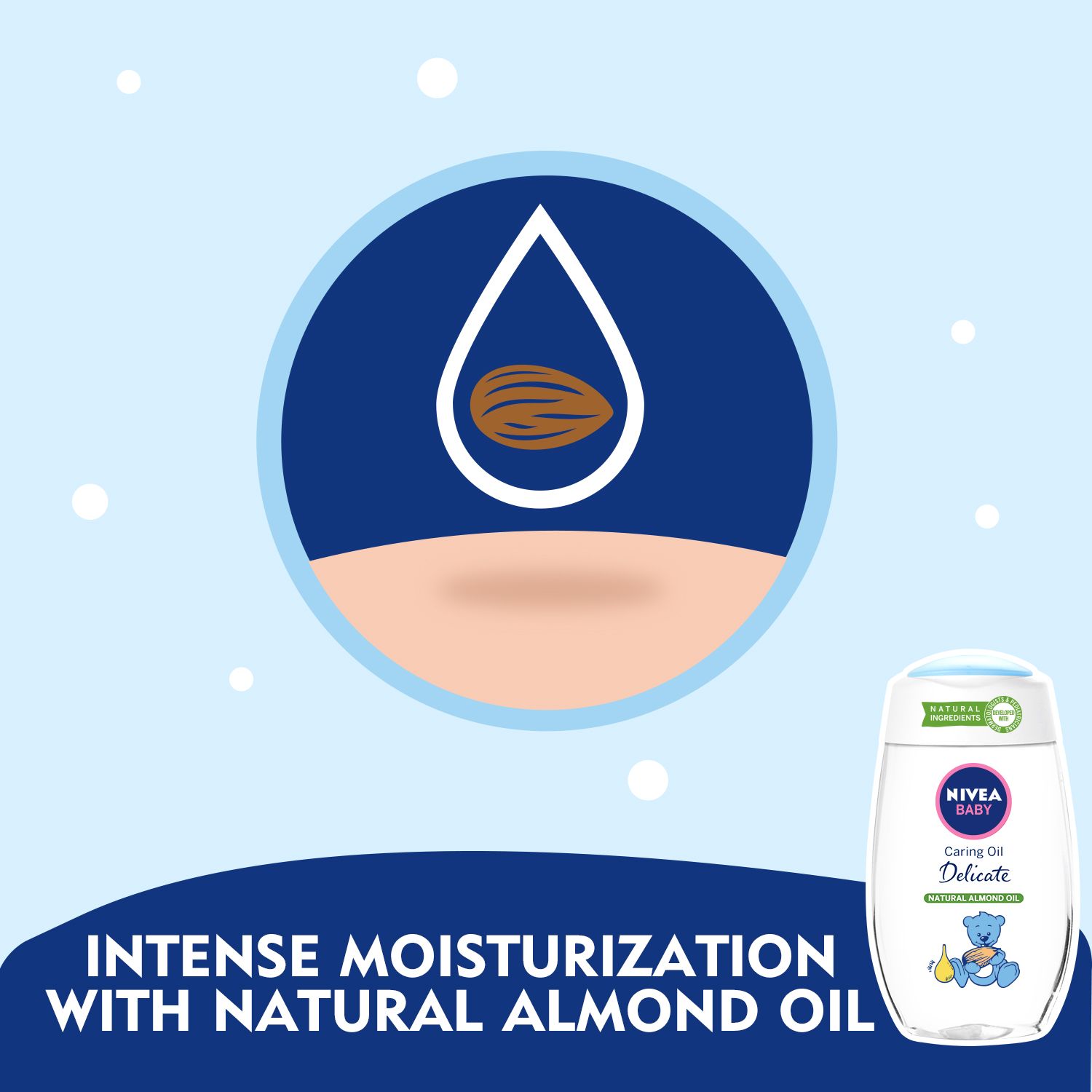 Buy NIVEA Baby All Purpose Cream, My First Cream Natural Almond & Sunflower  Oil, 150 ml Online in Oman