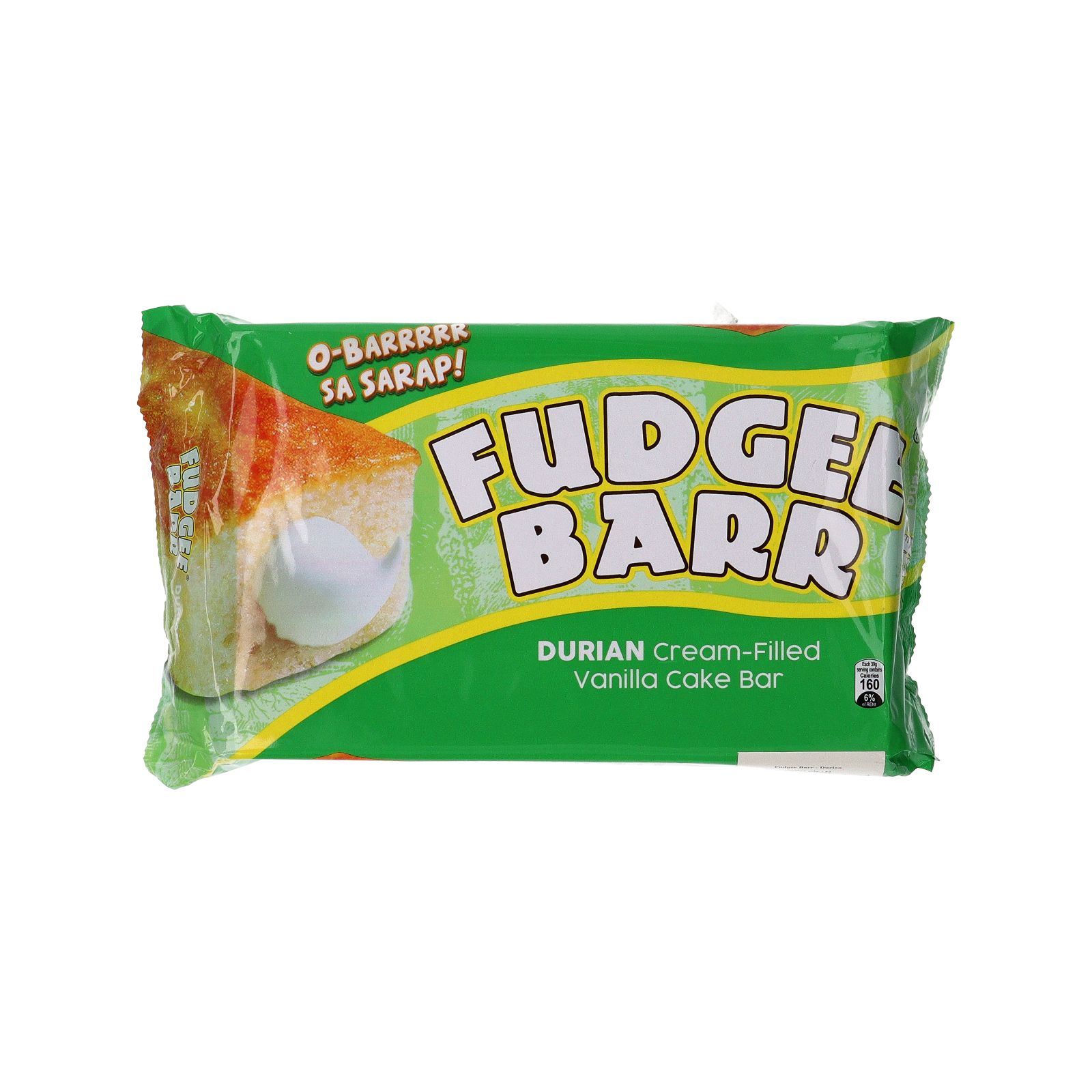 Buy Fudgee Barr Durian Cake Bar 10 Pcs X 39 G 390 G Online In Uae