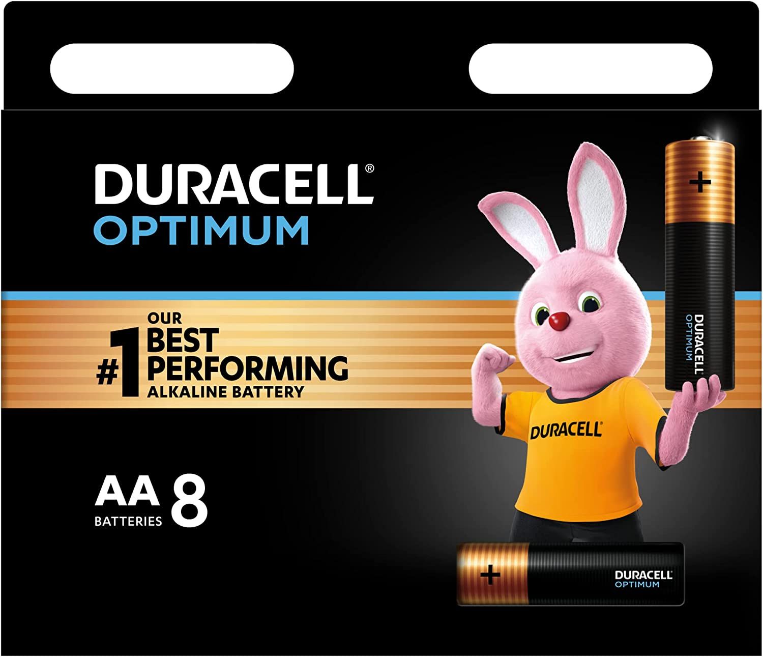 Buy Duracell Optimum Type Aa Alkaline Batteries 8 Pcs Online In Bahrain Talabat Bahrain 2403