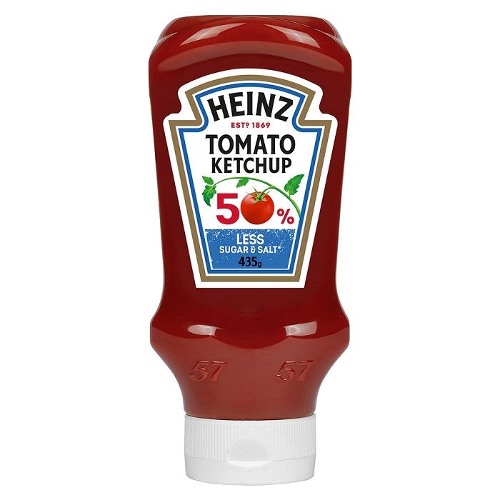 Buy Heinz Tomato Ketchup 50% Less Sugar & 25% Less Salt 400 Ml Online 