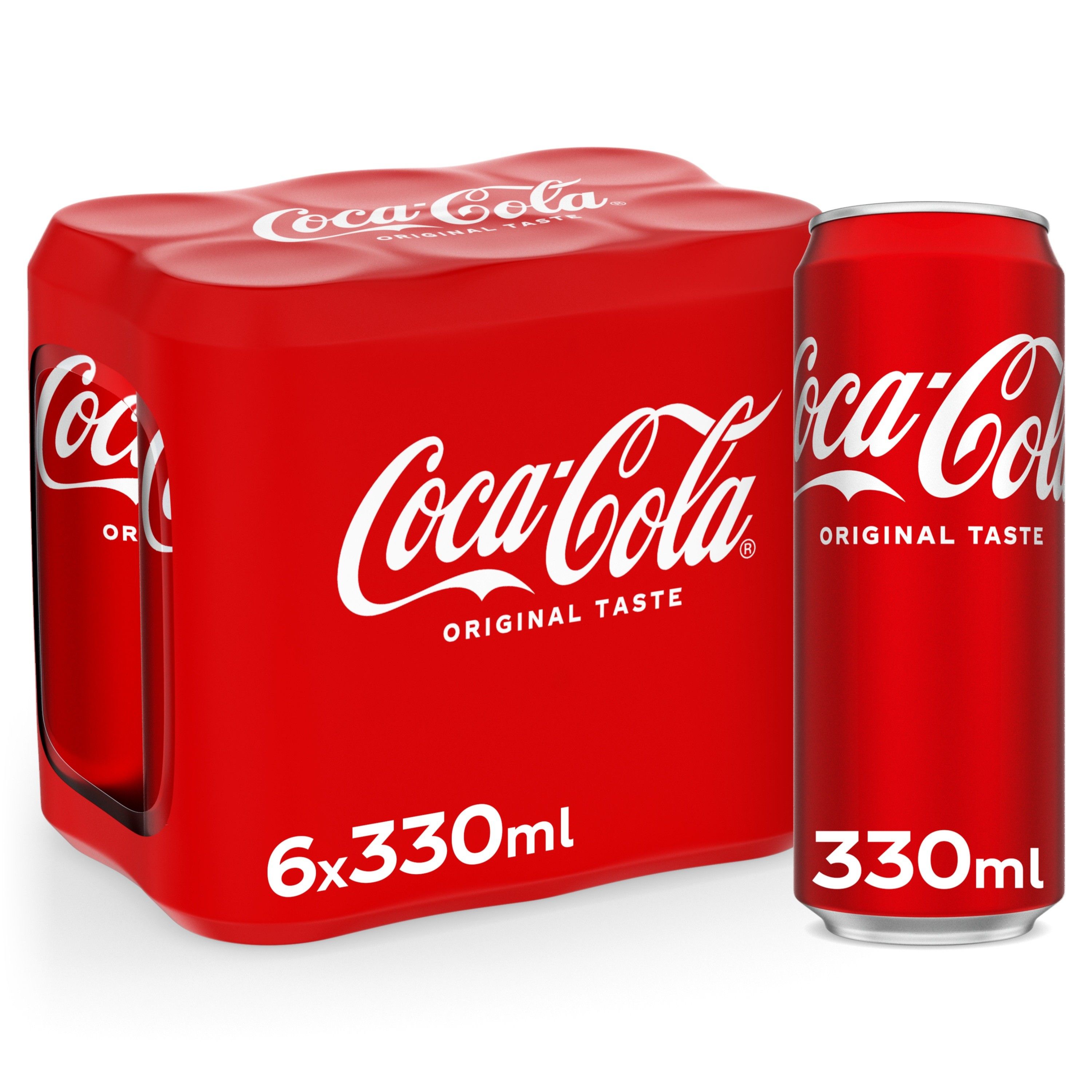 Buy Coca Cola Regular Soft Drink Can, 6x300ml Online in Oman Talabat Oman