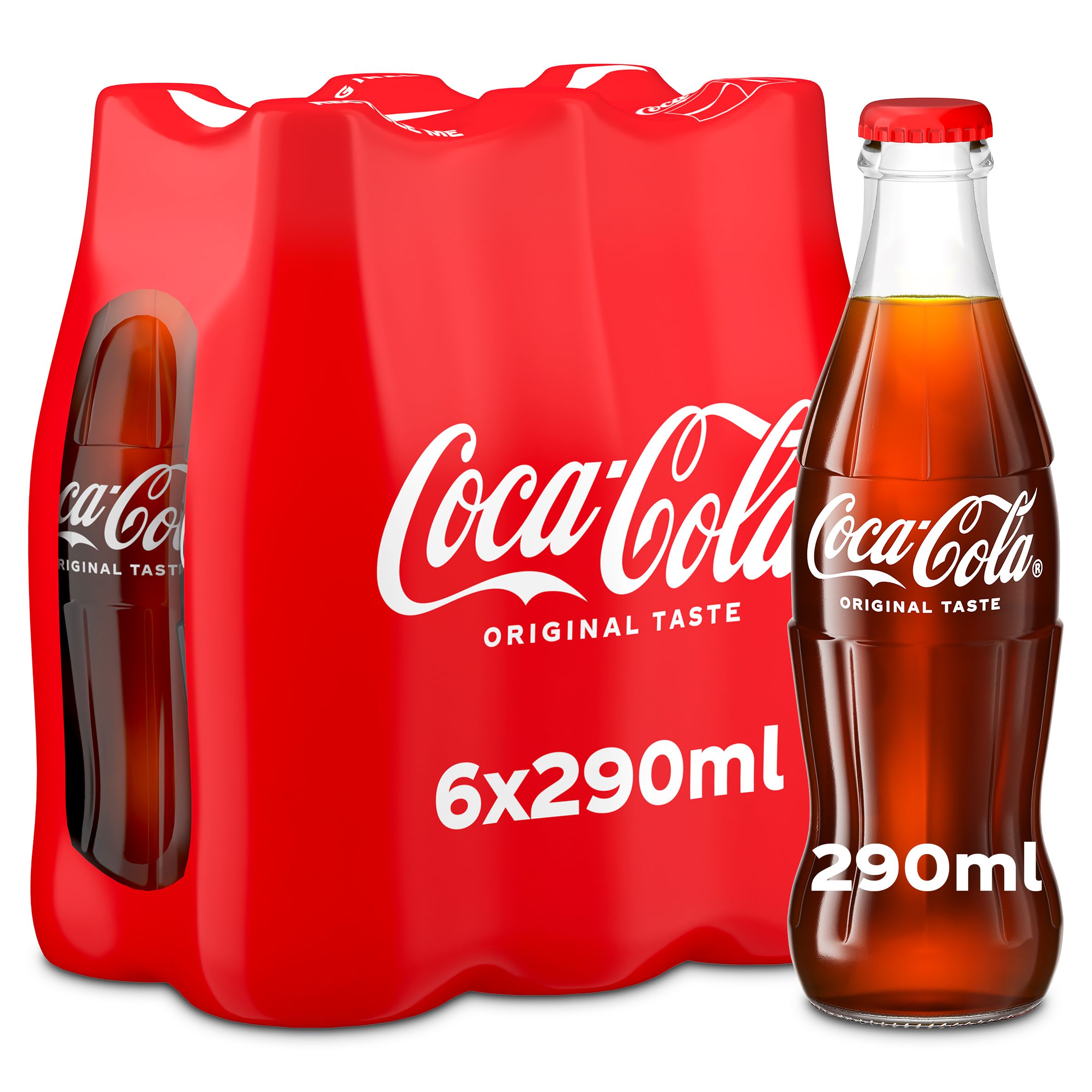 Buy Coca Cola Original Soft Drink, 6x290ml Online in Bahrain | Talabat ...