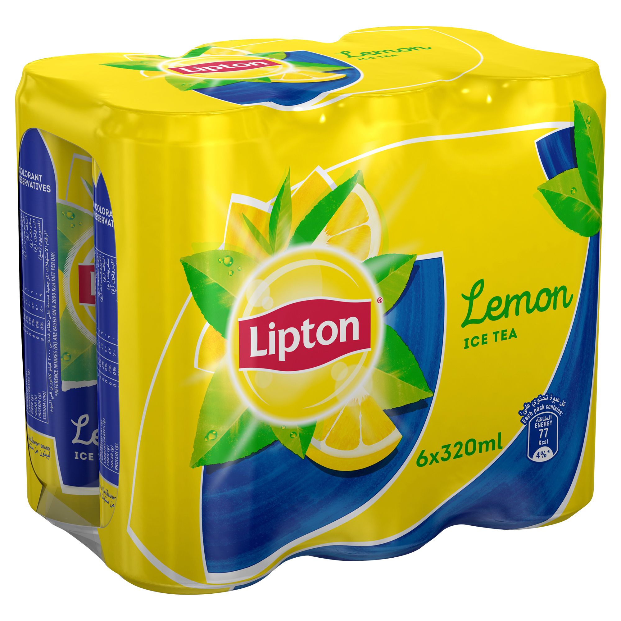 Buy Lipton Lemon Ice Tea Non Carbonated Refreshing Drink320mlx6 Online In Uae Talabat Uae 5085