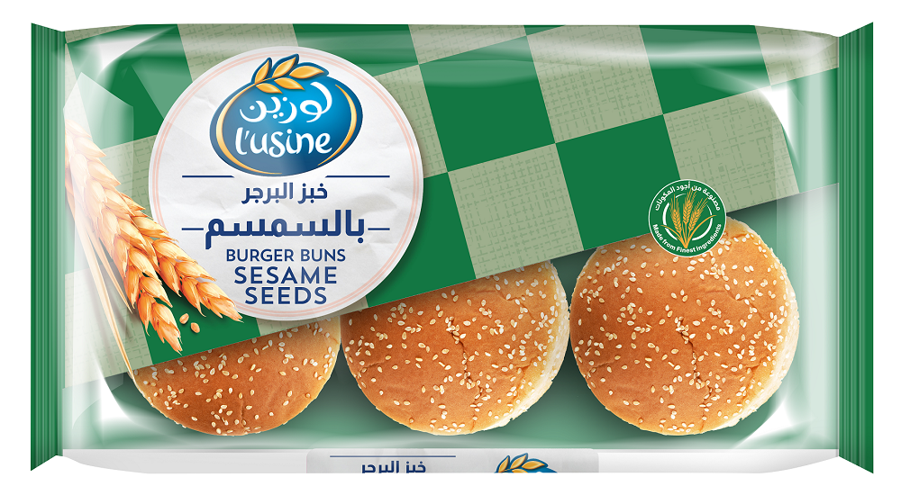 Buy L'usine Sesame Burger Bun, 400g Online in UAE | Talabat UAE