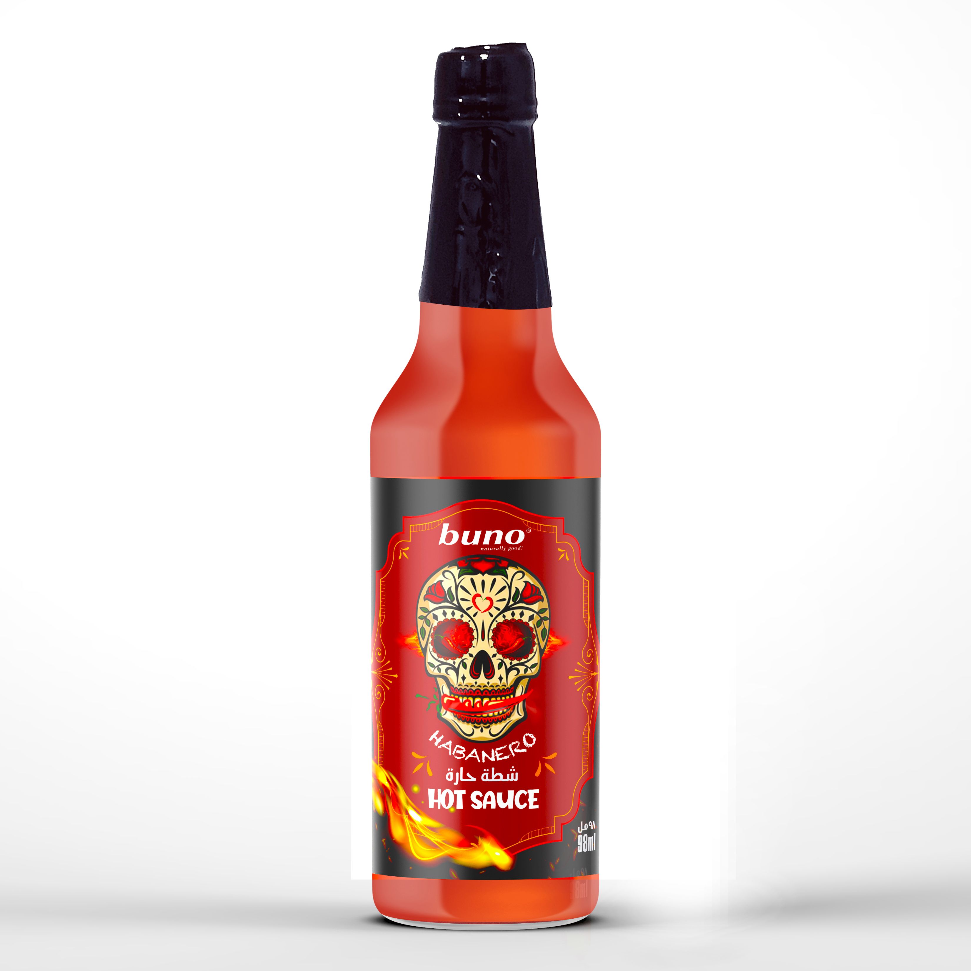 Buy Buno Hot Sauce Glass Bottle 98 ml Online in UAE Talabat UAE
