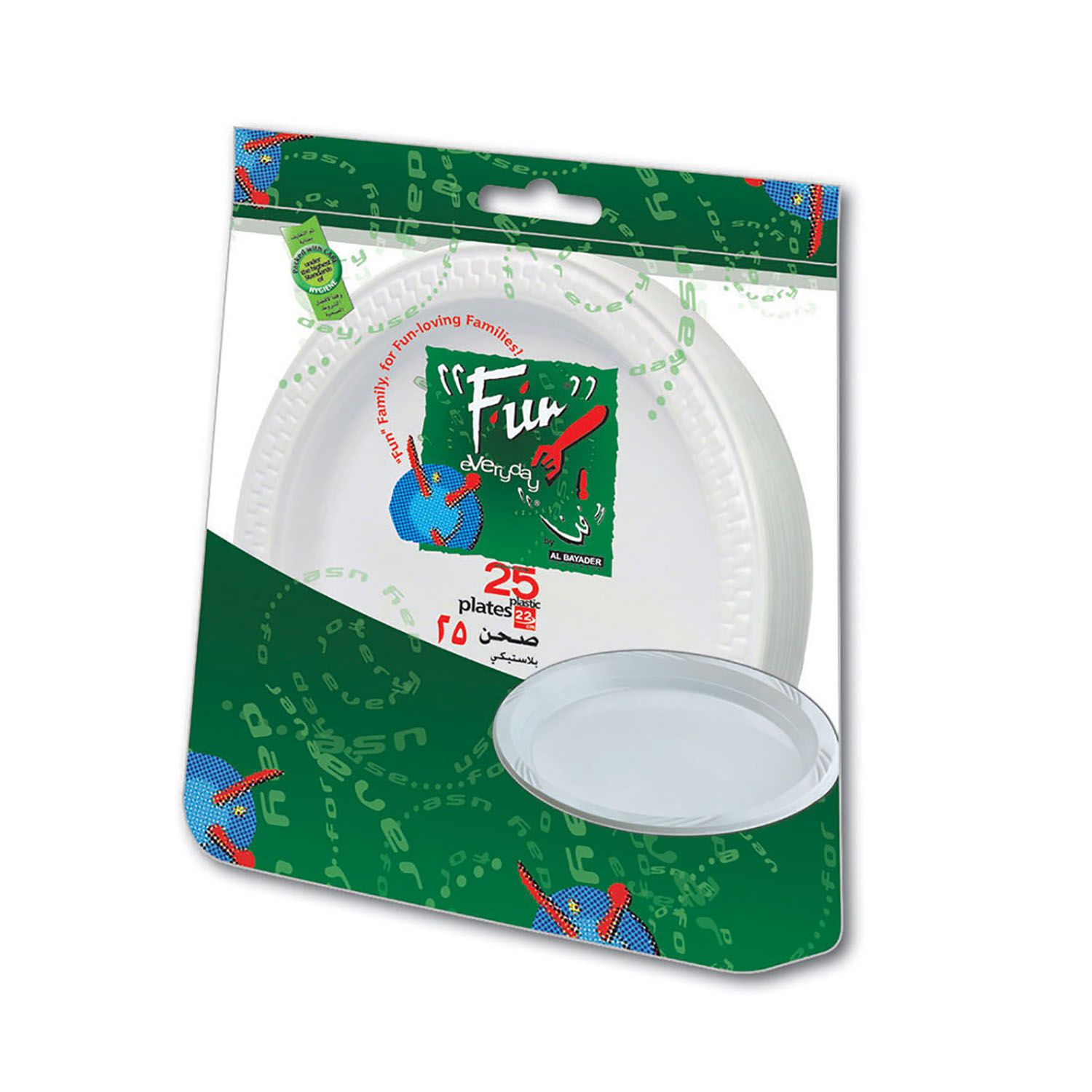 Buy Fun® Everyday Disposable Thermocol Foam Plate 10 inch, Pack of 25  Online in UAE