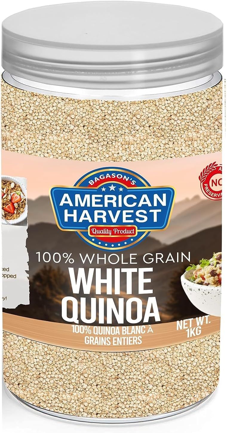 Buy American Harvest Natural White Quinoa In Jar 600 g Online in UAE Talabat UAE