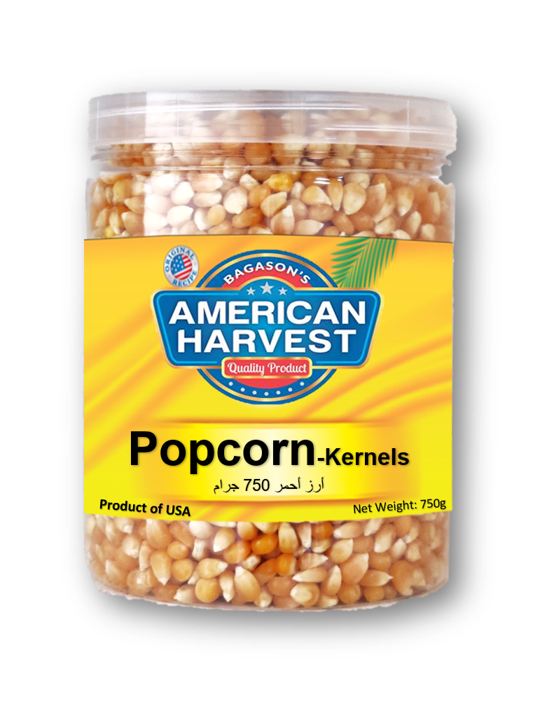 Buy American Harvest Yellow Popcorn Kernels In Jar 750 g Online in UAE Talabat UAE