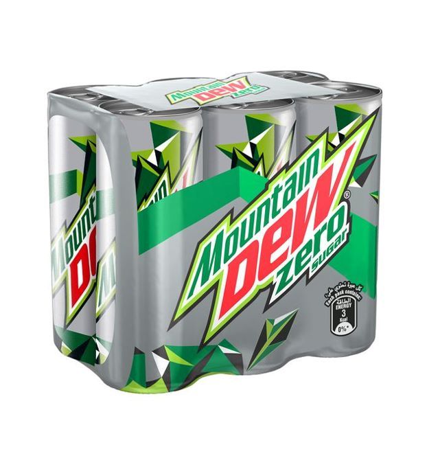 Buy Mountain Dew Zero Sugar Soft Drink Cans, 6x245ml Online in UAE ...
