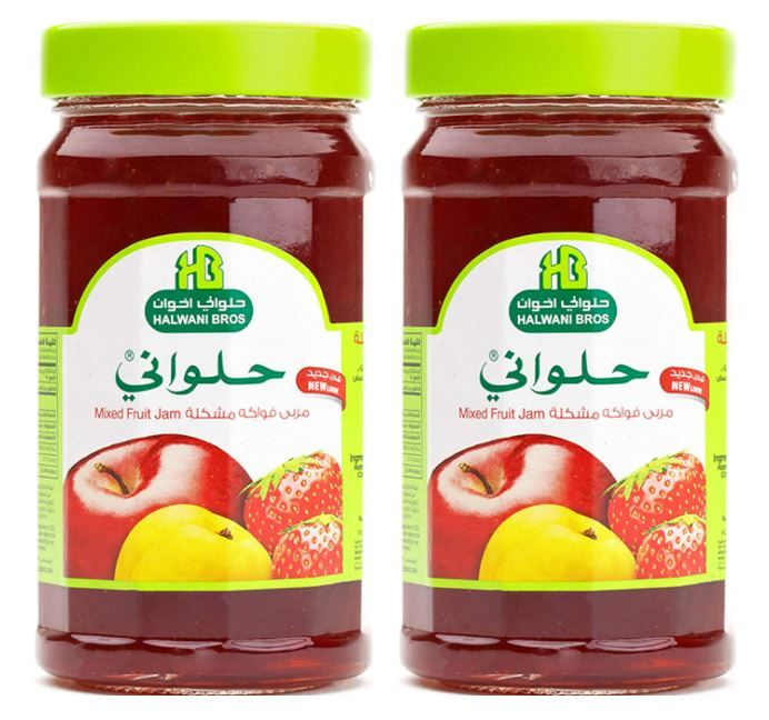 Buy Halwani Mixed Fruits Jam 400 g x 2 Pcs Online in UAE Talabat UAE