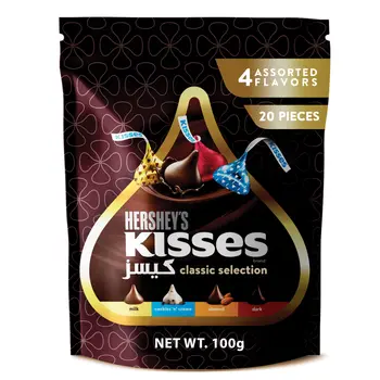 Hershey's Kisses Classic Selection, 4 Flavours, 100g