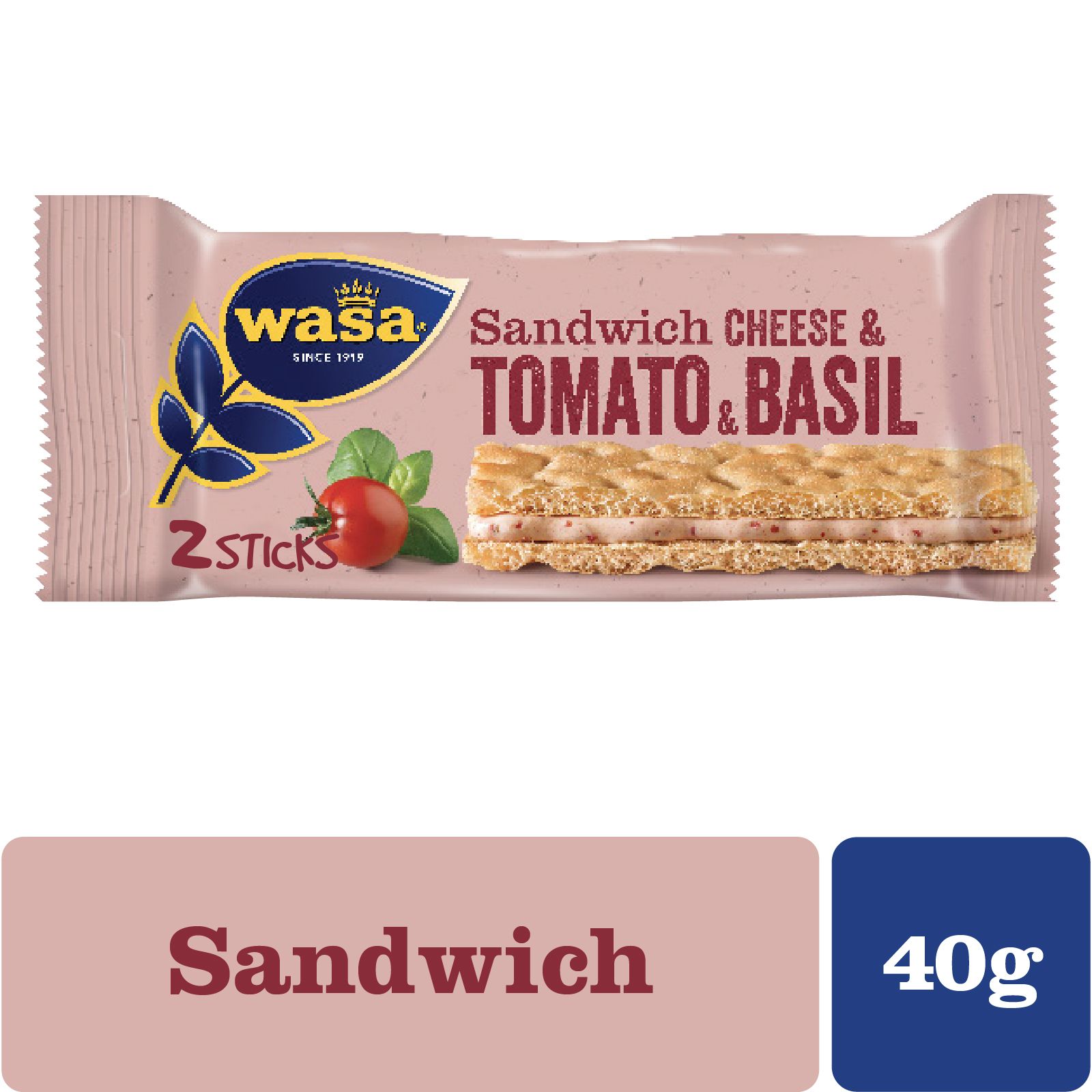 Buy Wasa Sandwich Snack Crispbread Crackers with Cheese Tomato and