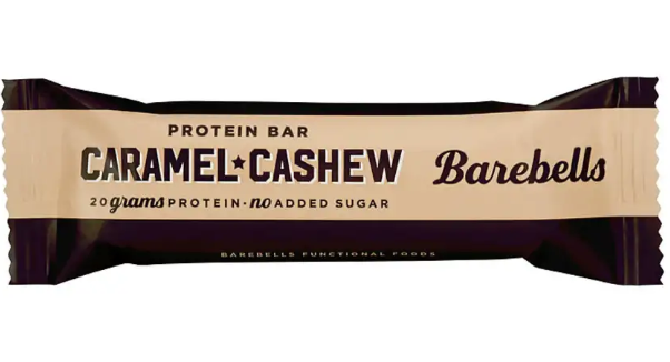 Buy Barebells Caramel & Cashew Protein Bar 55 g Online in UAE | Talabat UAE