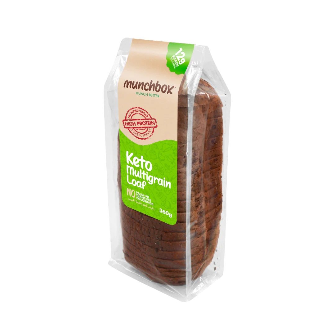 Buy Munchbox Keto Multigrain Loaf, 360g Online in UAE | Talabat UAE