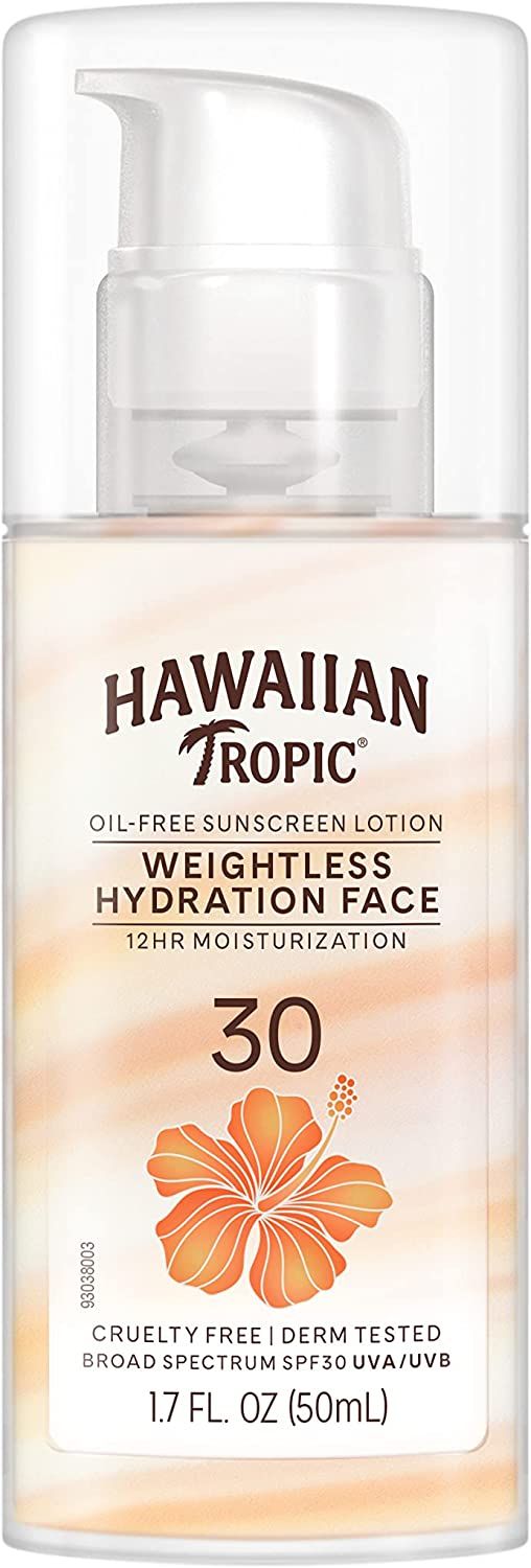 Buy Hawaiian Tropic Silk Hydration Weightless Face Broad Spectrum Spf30