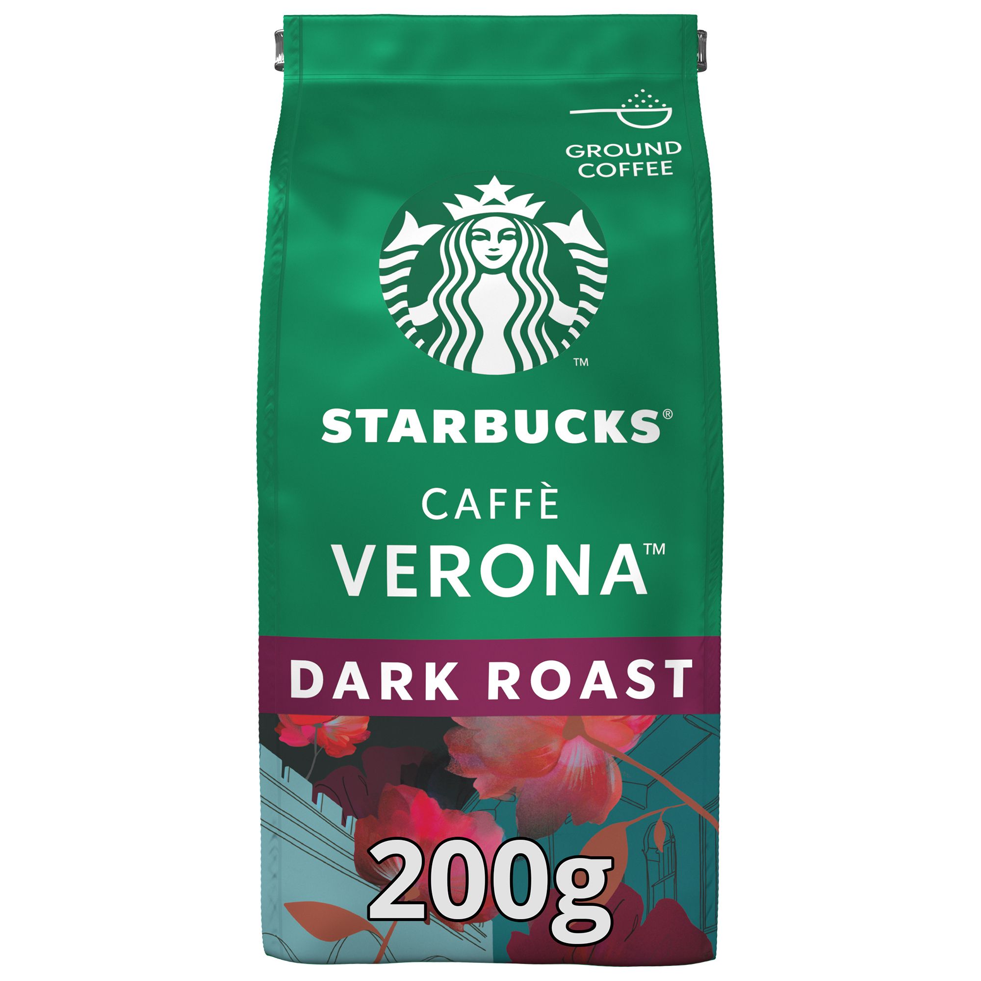 Buy Starbucks Caffe Verona Dark Roast Ground Coffee 200 g Online in