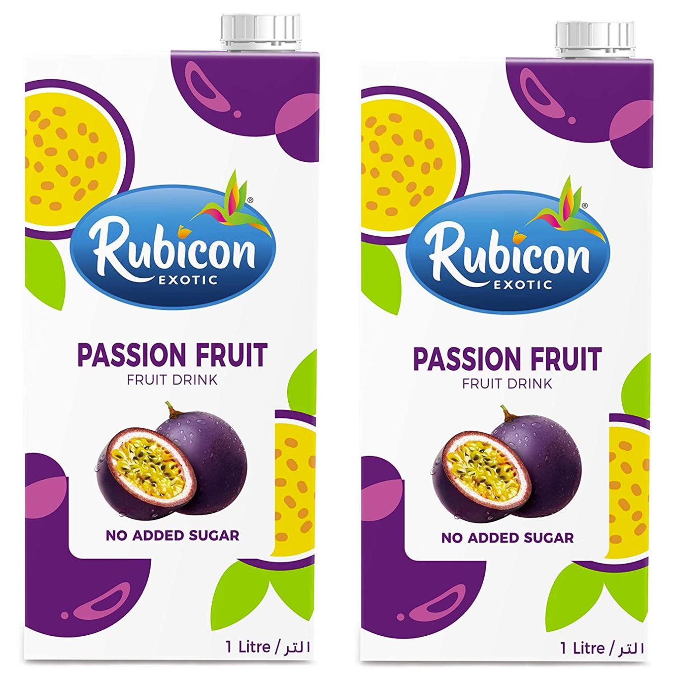 Buy Rubicon Passion Fruit Juice 1 ltr x 2 Pcs Online in UAE | Talabat UAE