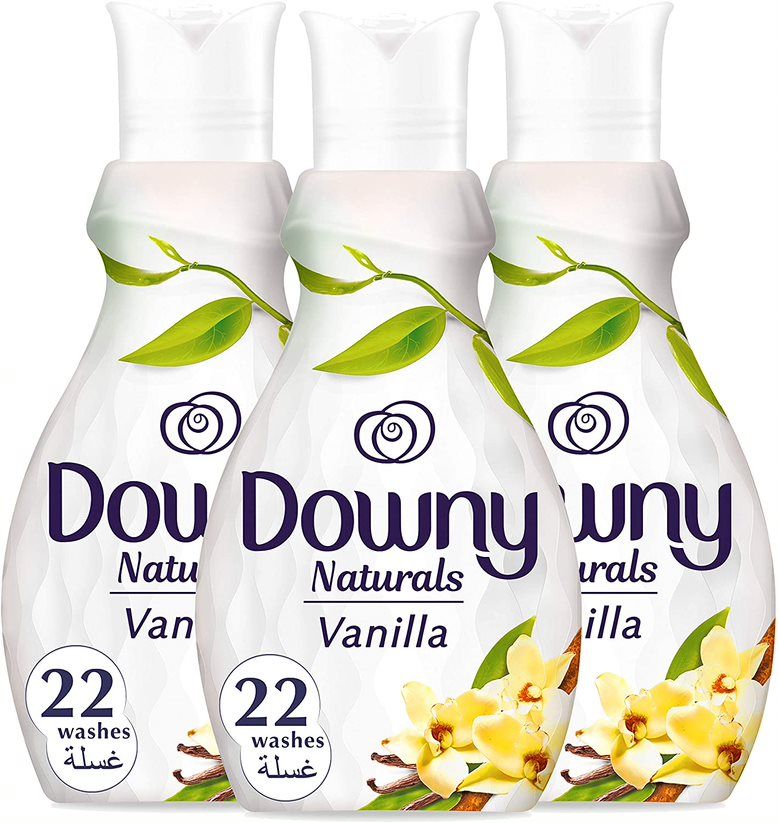 Buy Downy Naturals Collection Fabric Softener Vanilla 880 m l x 3 Pcs Online in UAE Talabat UAE
