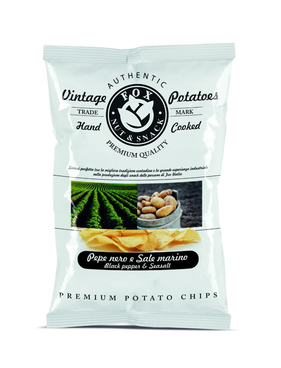 Buy Vintage Potato Chips Black Pepper & Seasalt 40 g Online in UAE
