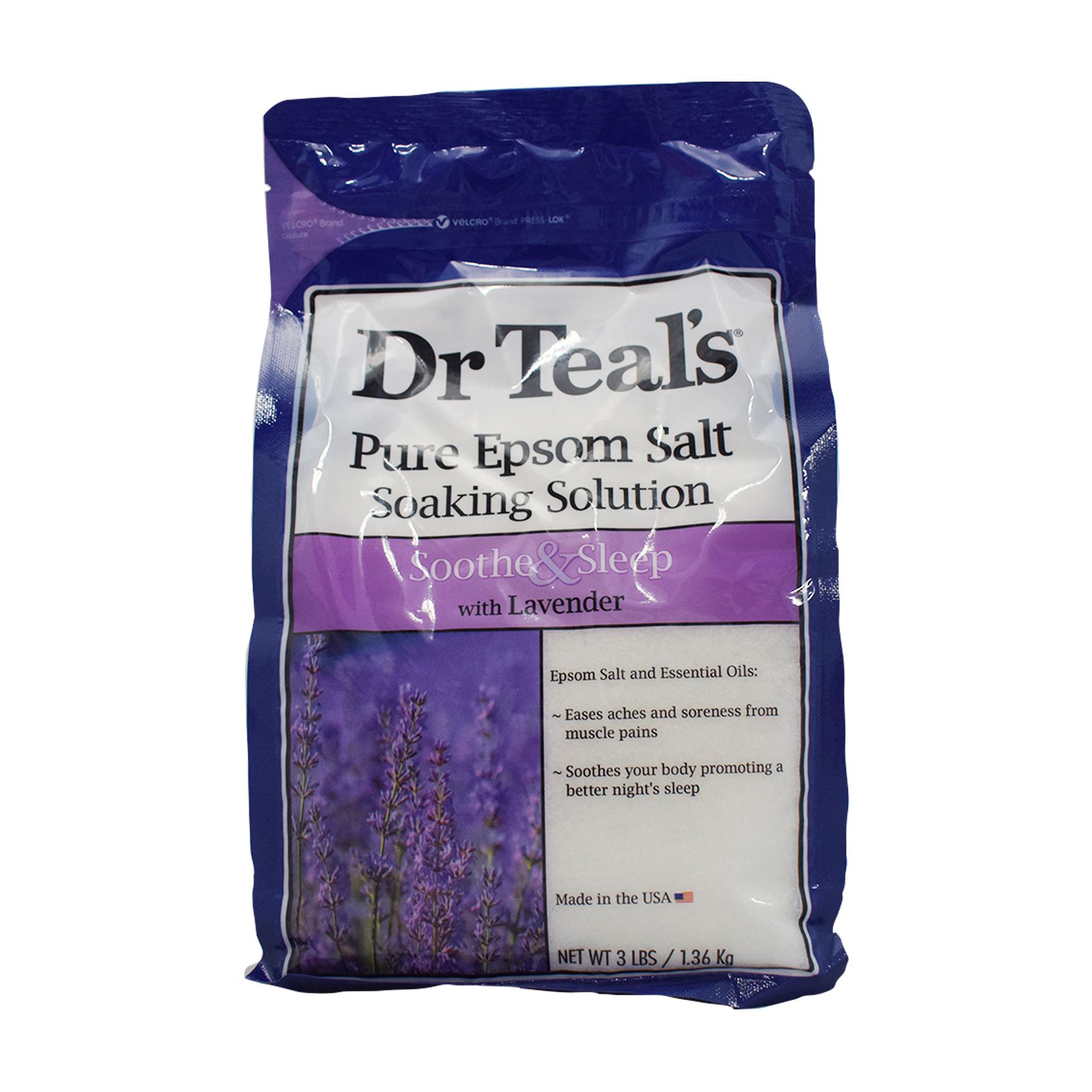 Buy Dr Teal's Epsom Bath Salt Lavender 1.36 kg Online in UAE